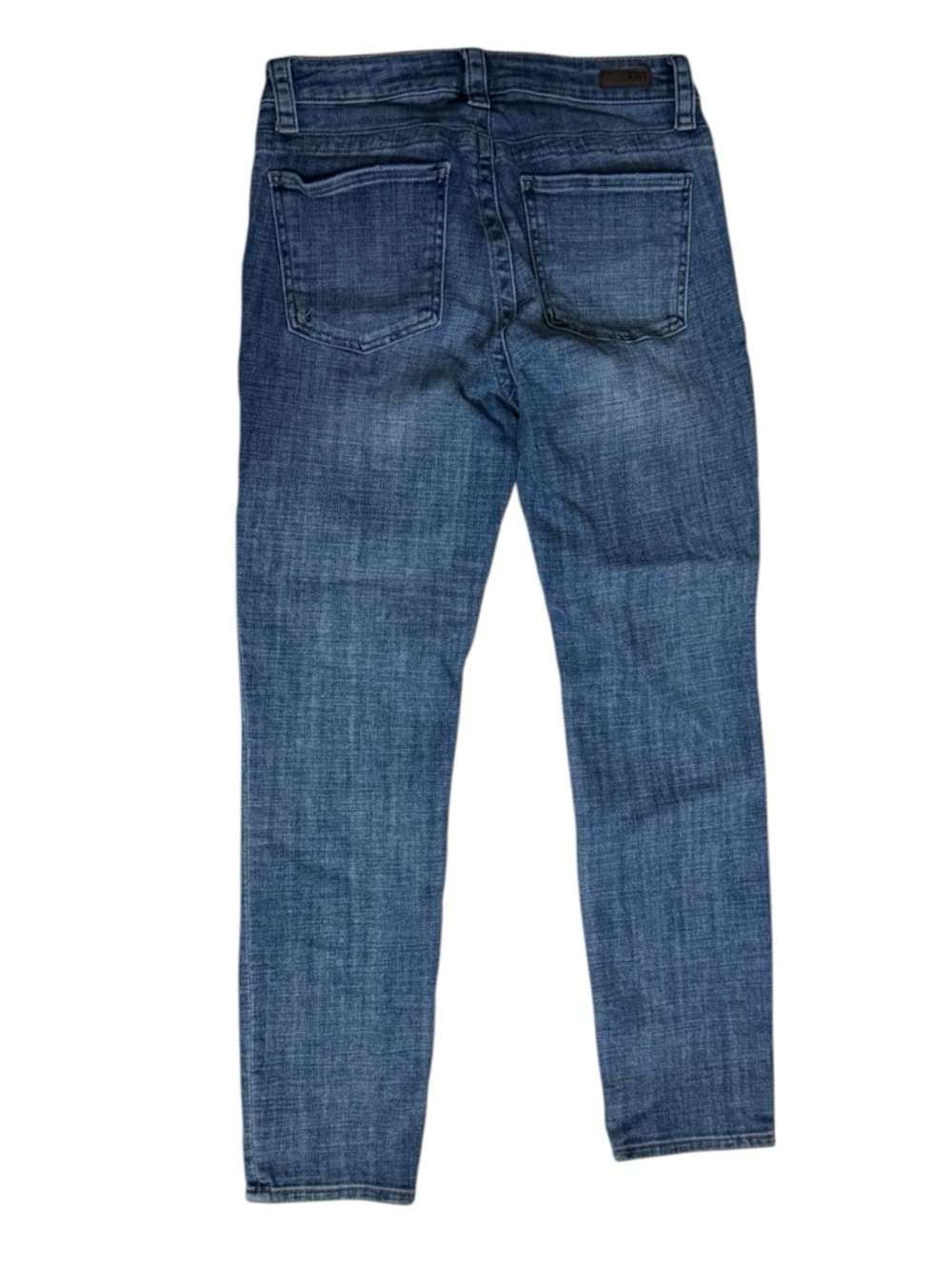 Kut from the Kloth Blue Distressed Straight Leg Women's Jeans Size 4 - Picture 3 of 7